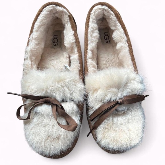 UGG Shoes - Ugg Ansley Shaine Slippers Chestnut 9